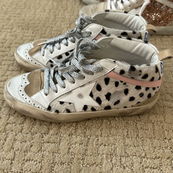 GOLDEN GOOSE MidStar Calf Hair Sneakers - Picture 1 of 9